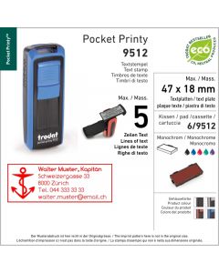 Trodat Pocket Printy 9512